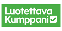 luotettava kumppani -logo